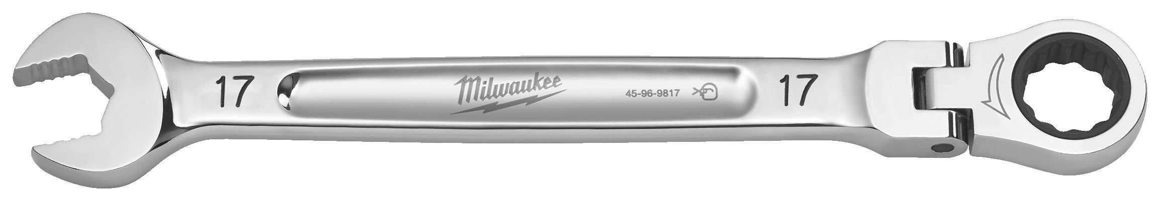 Milwaukee 4932480190 Spärrkombinyckel med ledat huvud 17 mm
