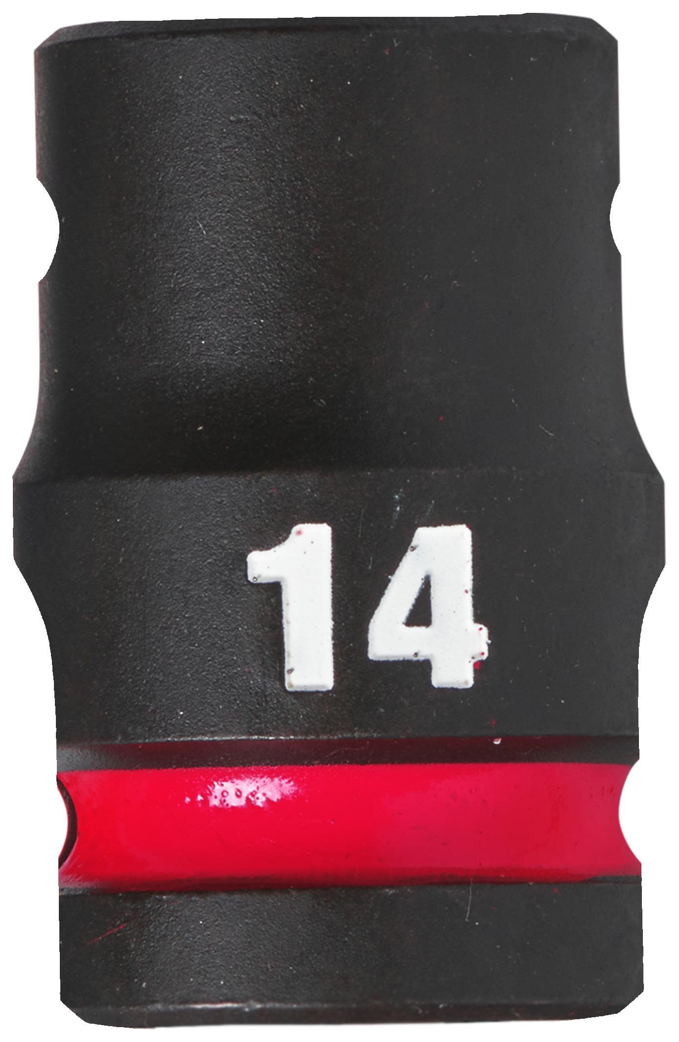 Milwaukee Shockwave Impact Duty Krafthylsa 1/2" fyrkant 14 mm