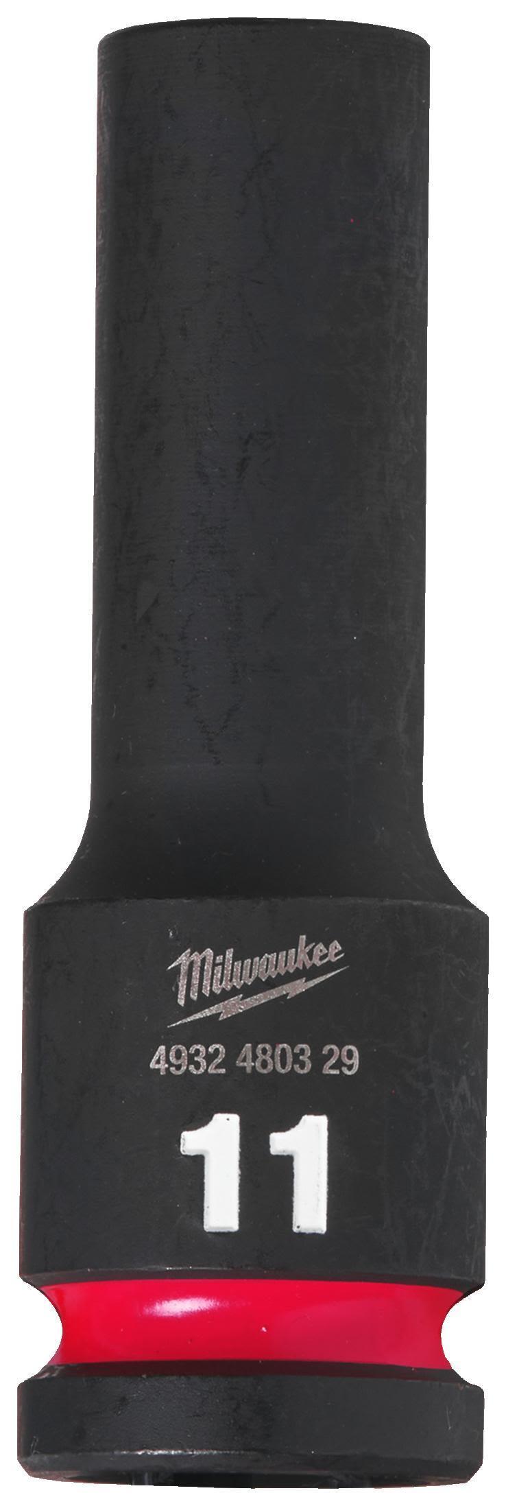 Milwaukee Shockwave Impact Duty Krafthylsa 1/2" fyrkant, djup 11 mm