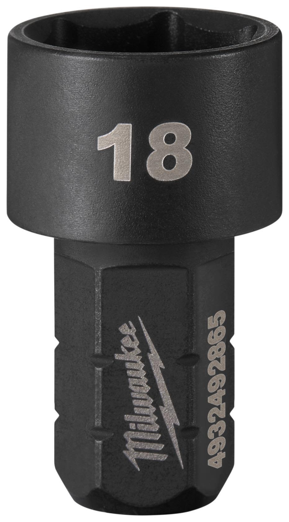 Milwaukee 4932492865 Hylsa till spärrskaft M12 FPTR Nyckelvidd 18 mm