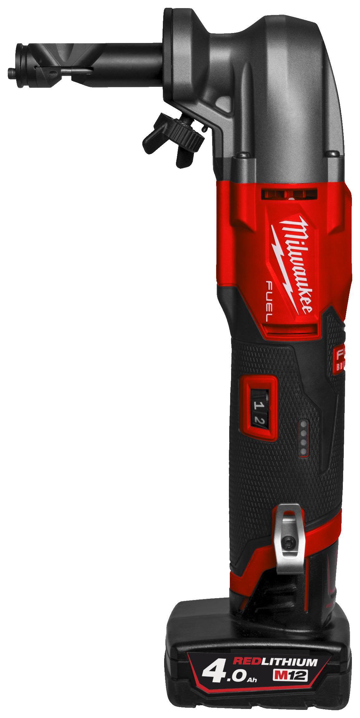 Milwaukee M12 FNB16-402X Nibblare med batteri och laddare