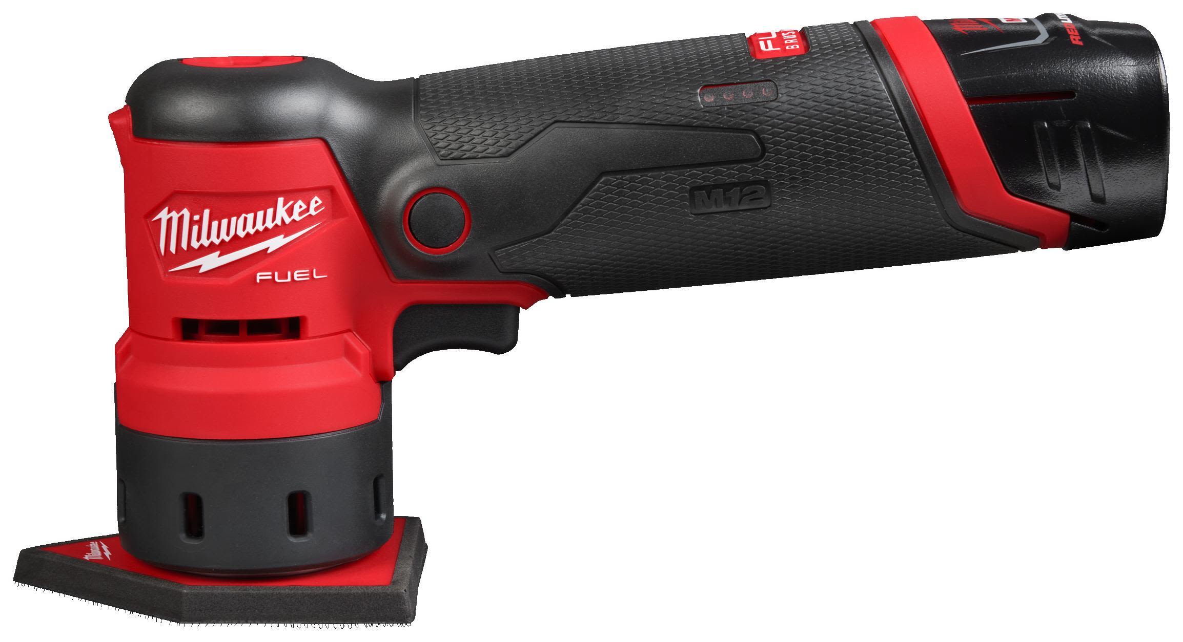 Milwaukee M12 FDSS-422X Detaljslip med batteri och laddare
