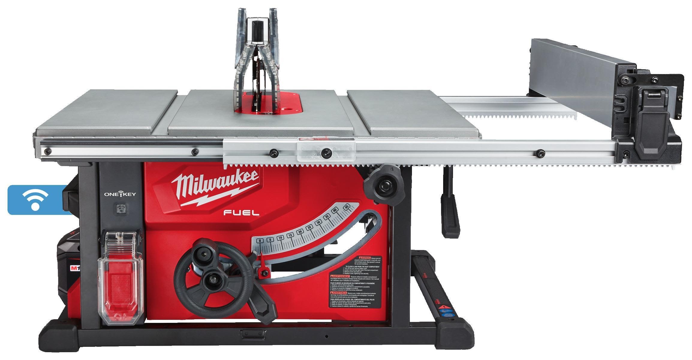 Milwaukee M18 FTS210-121B Bordssåg med batteri och laddare