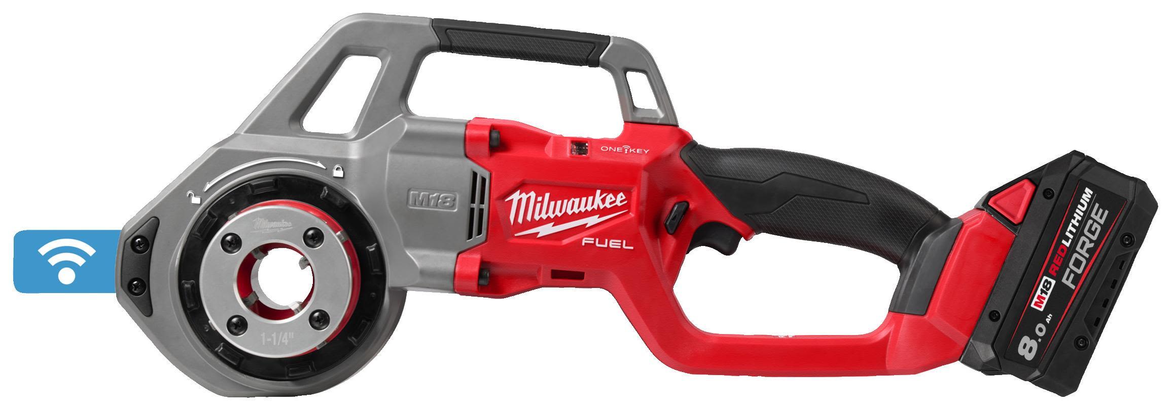 Milwaukee M18 FPT114-802C Rörgängmaskin med batteri och laddare