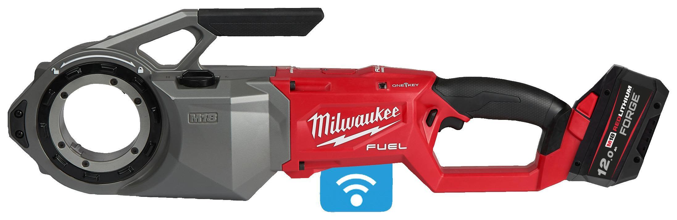 Milwaukee M18 FPT2-121C Rörgängmaskin med batteri och laddare