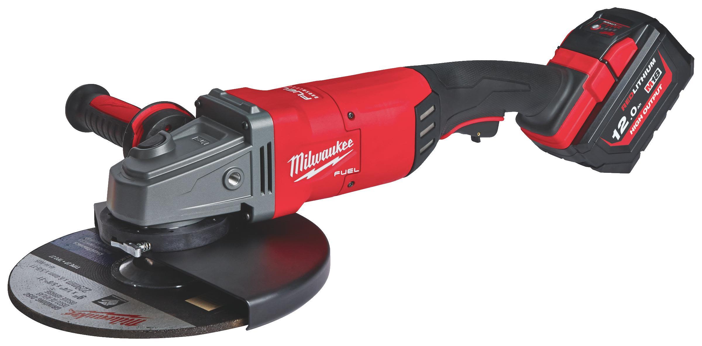 Milwaukee M18 FLAG230XPDB-121C Vinkelslip med batteri och laddare