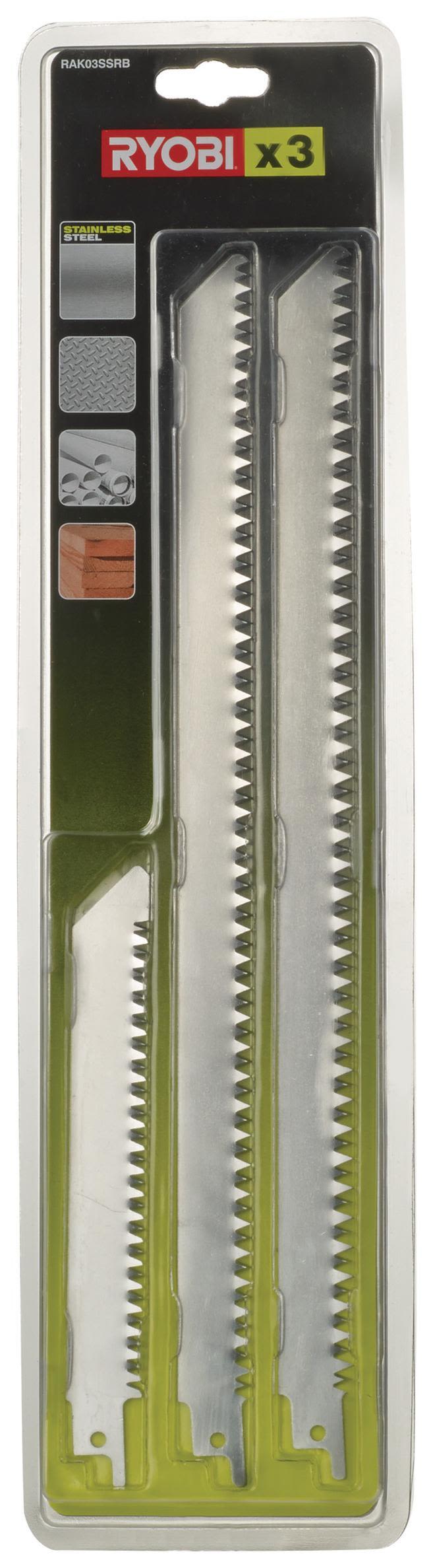 Ryobi RAK03SSRB Tigersågbladssats