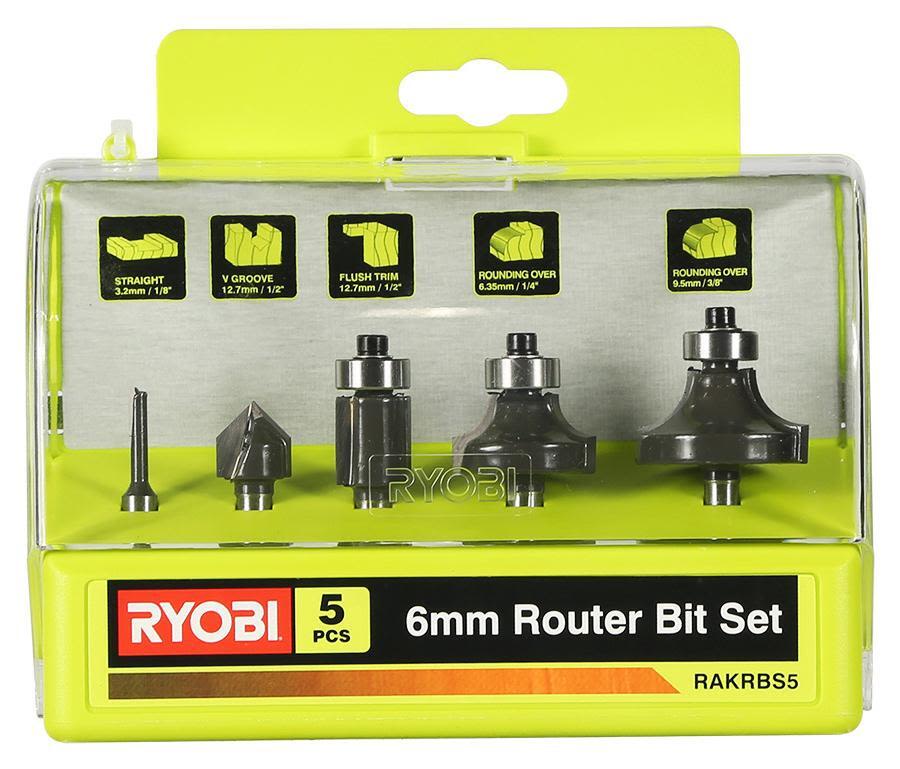 Ryobi RAKRBS5 Frässtålset 5 delar