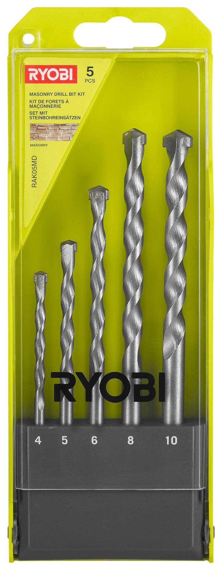 Ryobi RAK05MD Borrsats 5 delar
