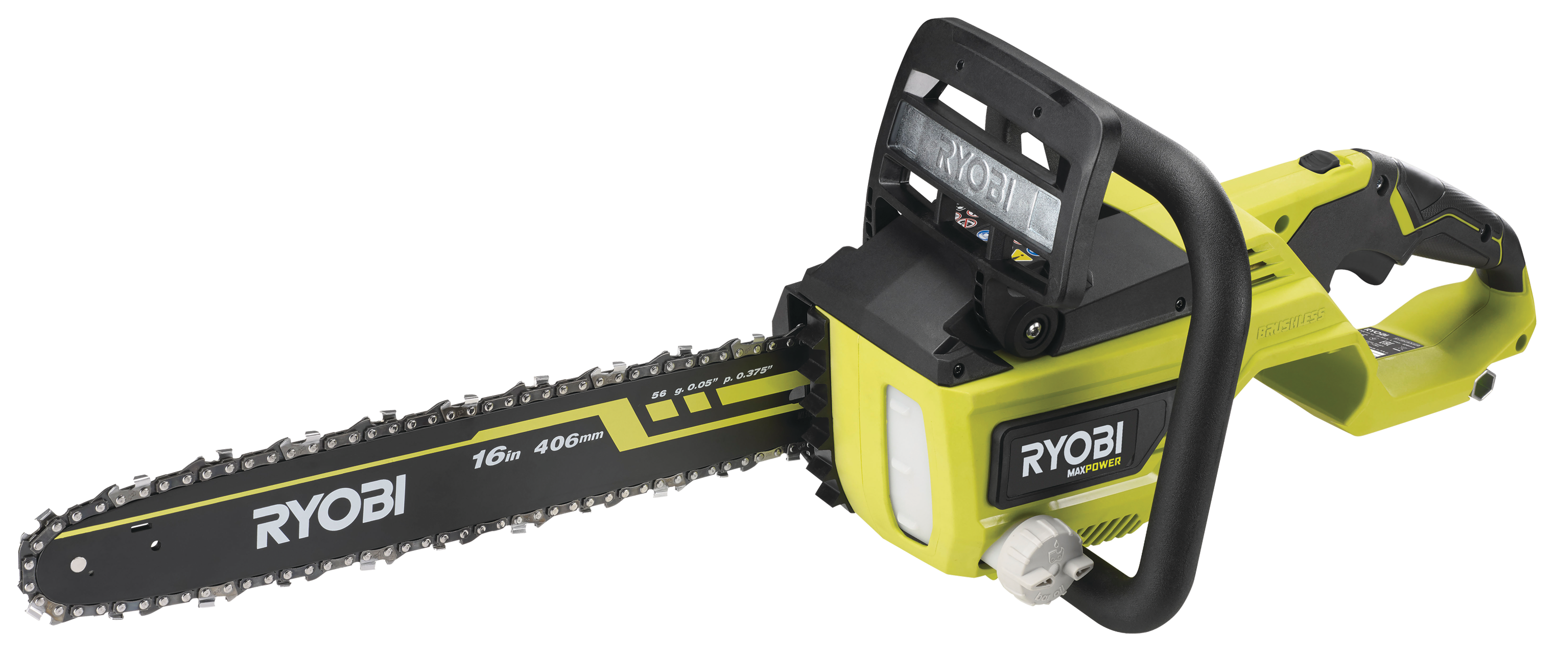 Ryobi MAX POWER RY36CSX40B-0 Kedjesåg utan batteri och laddare
