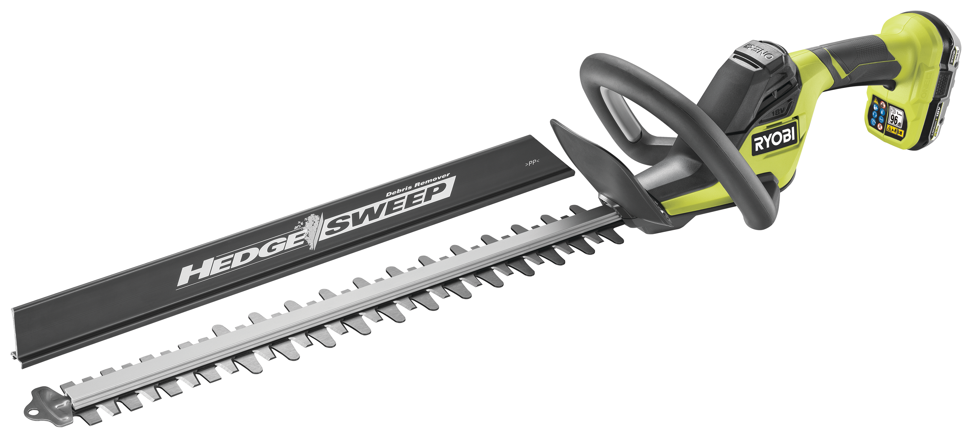 Ryobi RY18HT50A-120 Häcksax med batteri och laddare