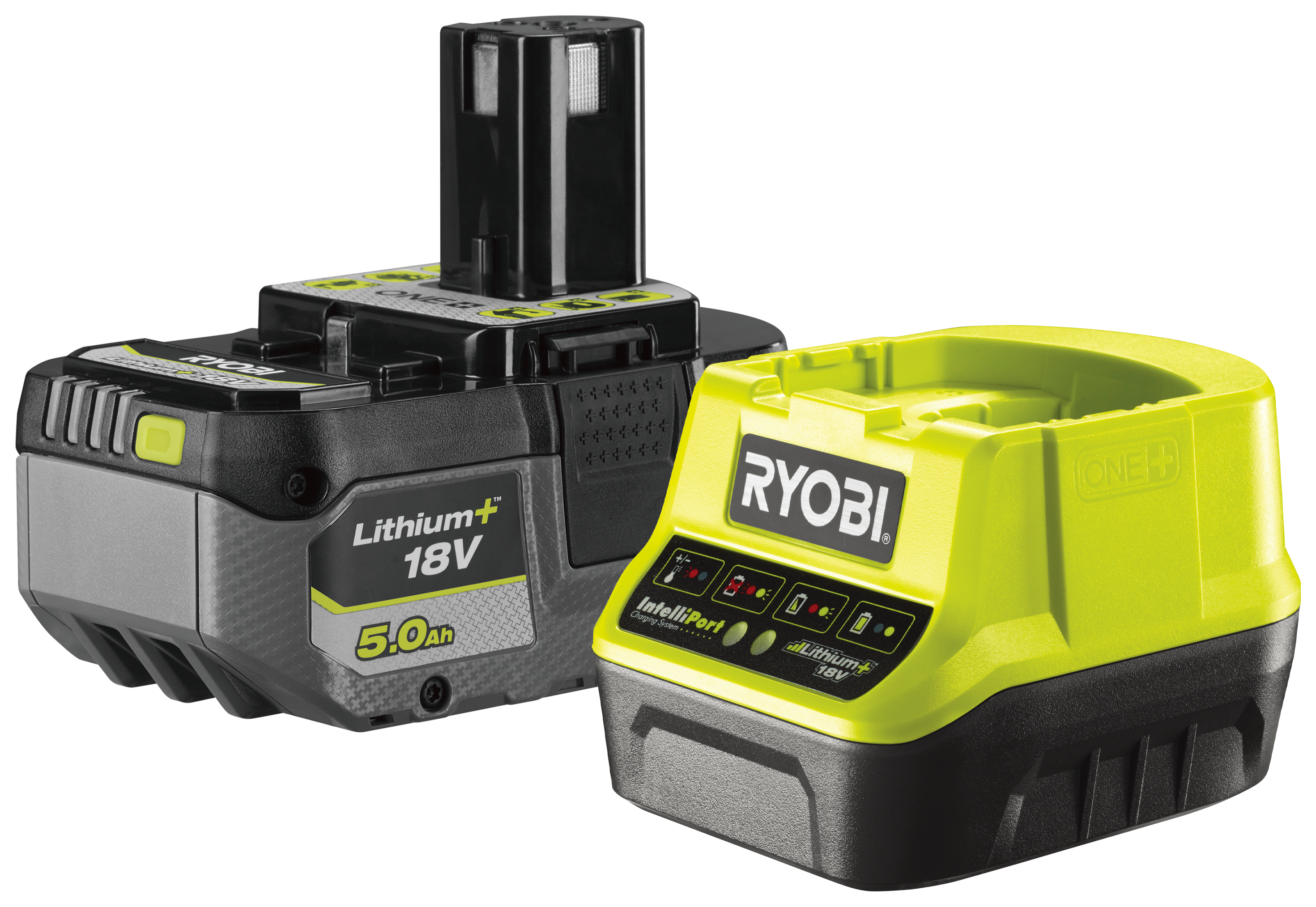 Ryobi RC18120-150X Laddpaket 18V, 5,0 Ah
