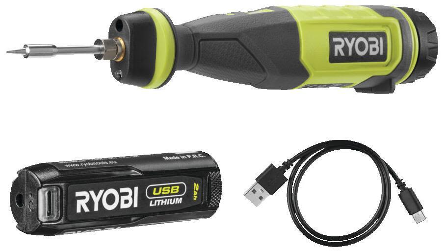 Ryobi RSI4-120G Lödpenna med batteri och laddare