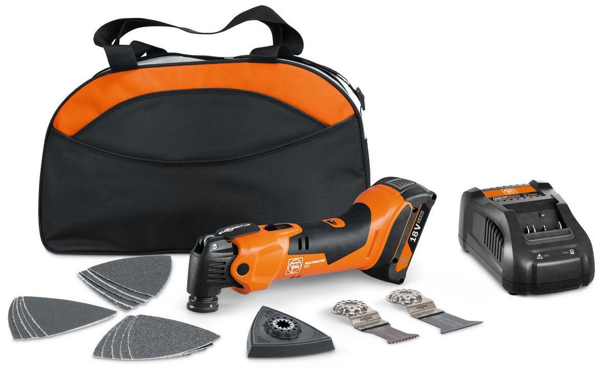 Fein MultiMaster AMM 500 AS Multiverktyg med batteri och laddare