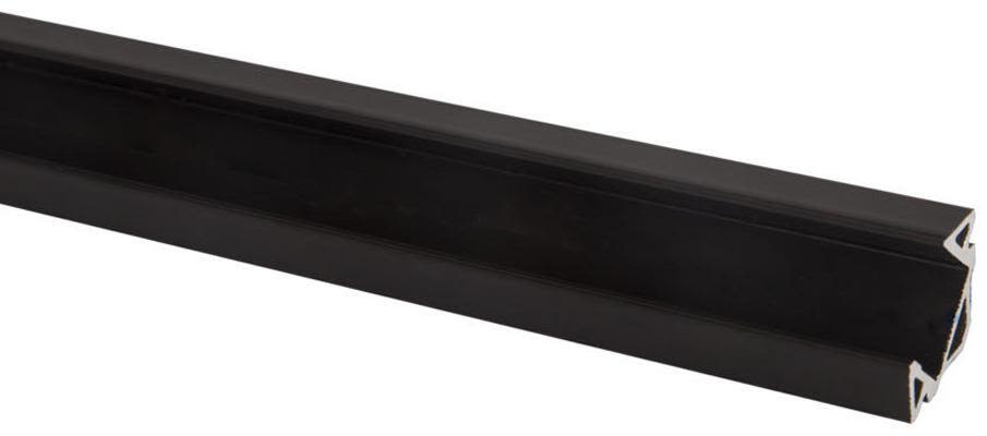 Hide-a-Lite Art Corner Profil 2 m, utan lock och clips Svart