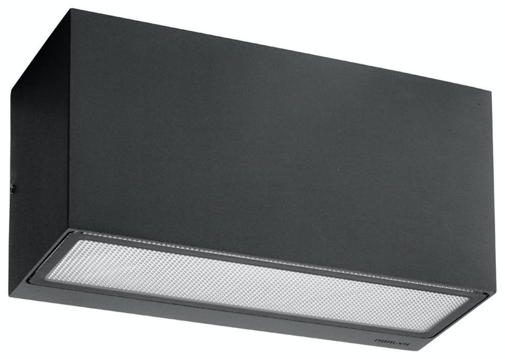 Norlys Asker 1514 Väggarmatur E27, ned, 46W, IP54 Grafit