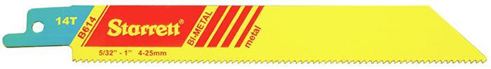Starrett B614-5 Tigersågblad 5-pack 14 TPI