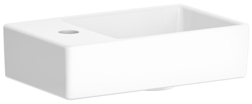 Gustavsberg Artic 4G369RSW Tvättställ 36x22, blandarhål vänster Mattvit