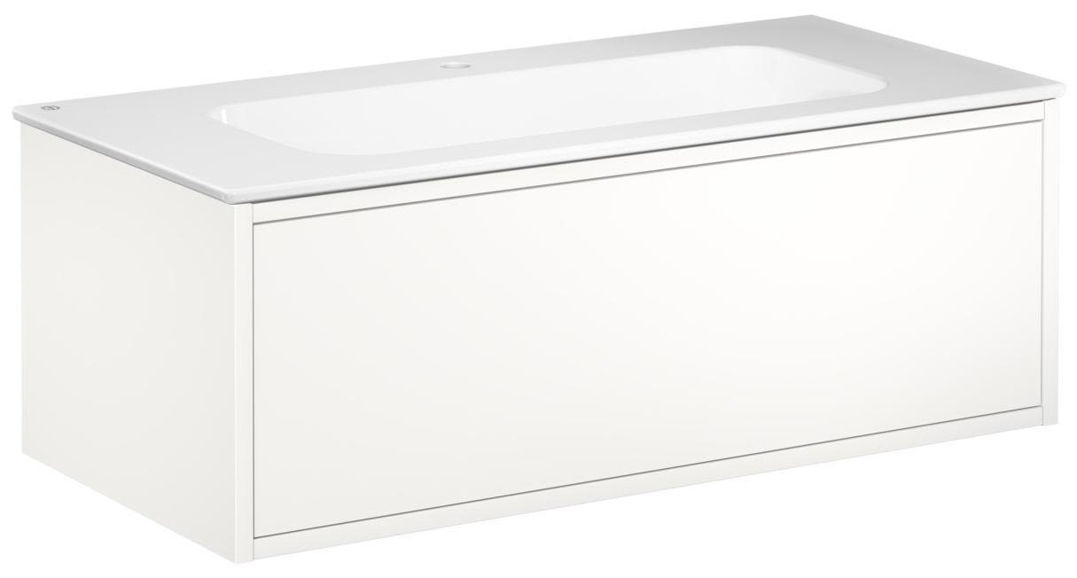 Gustavsberg Ducentic GB71DCVU10DHWB1100 Kommodpaket 100 cm, vit/vit, 1 blandarhål Vit/Vit