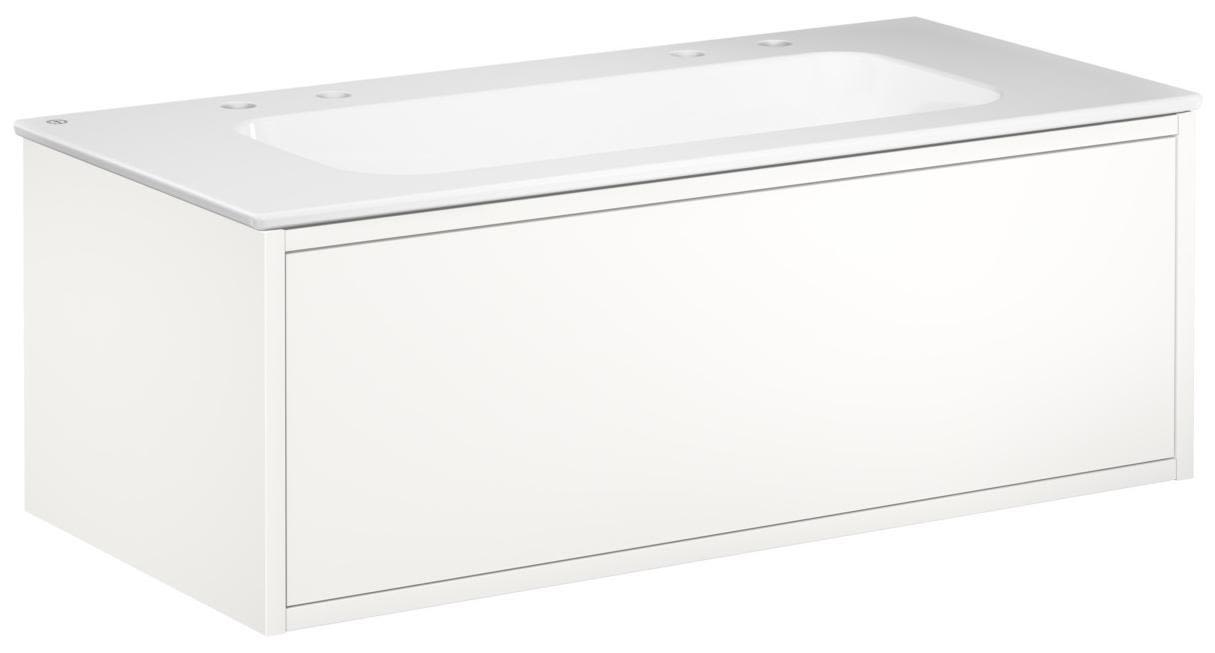Gustavsberg Ducentic GB71DCVU10DHWB2200 Kommodpaket 100 cm, vit/vit, 2 blandarhål Vit/Vit