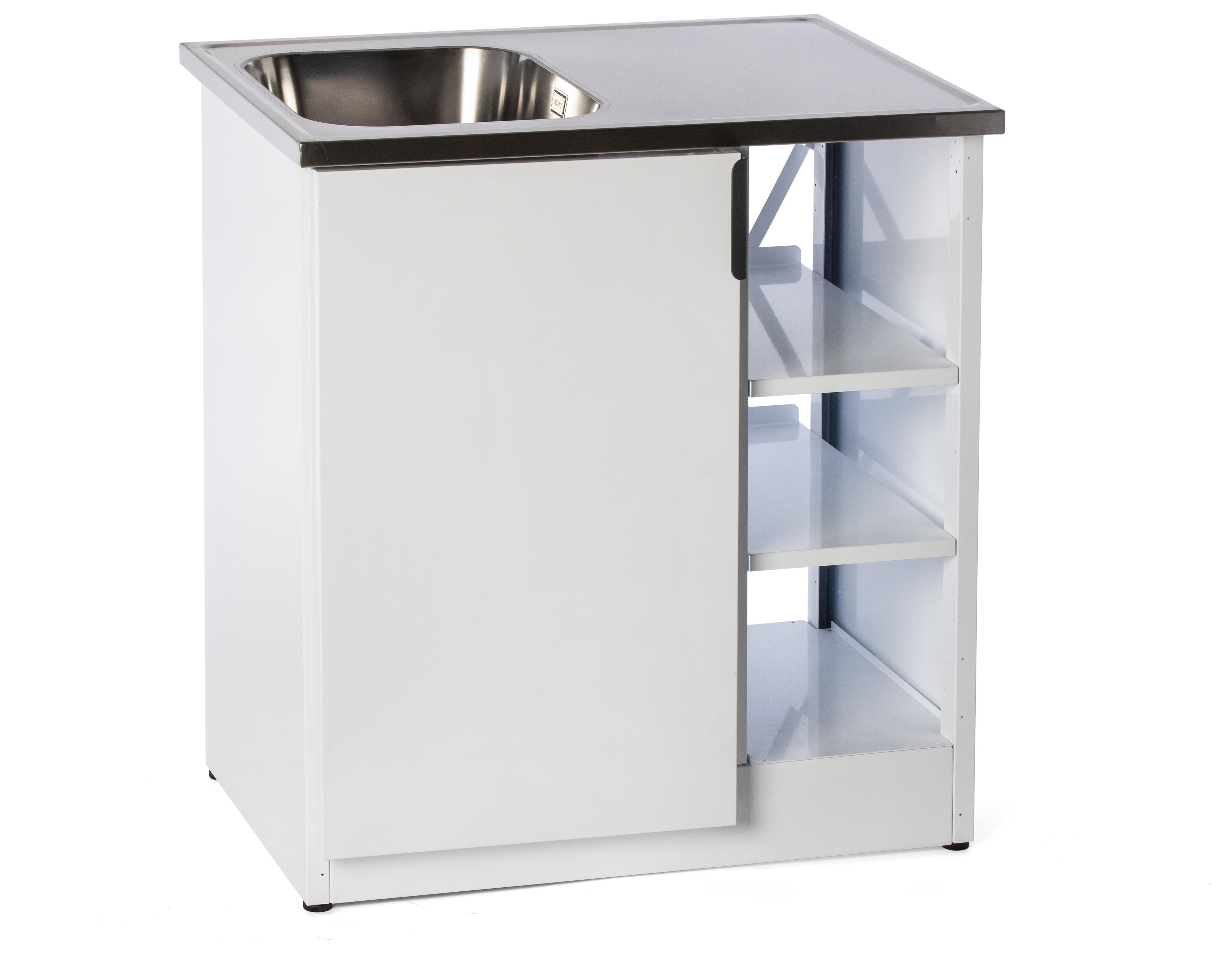Nimo TB 800 HT Tvättbänk vit Höger