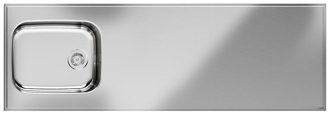 Purus Basic F PBF-1800 Diskbänk 1800x600x30 mm, vändbar, rostfri