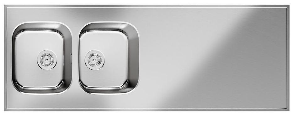 Purus Basic H PBH-1600 Diskbänk 1600x600x30 mm, vändbar, rostfri