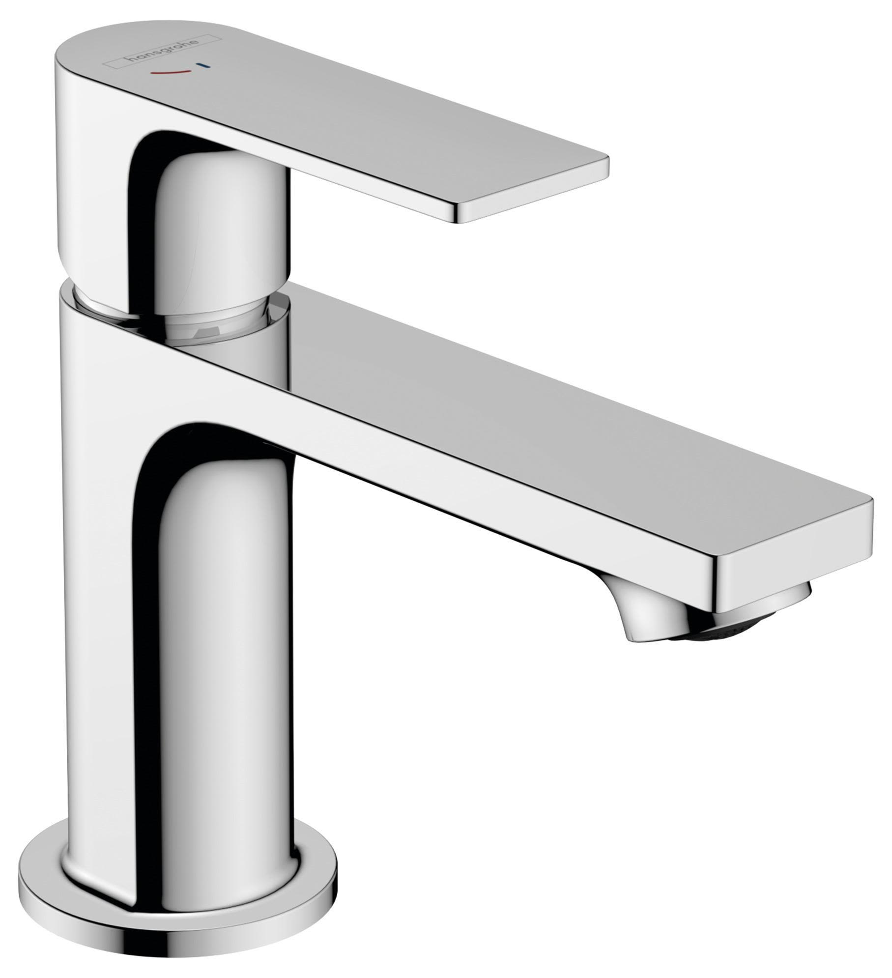 Hansgrohe Rebris E 80 Tvättställsblandare utan lyftventil Krom