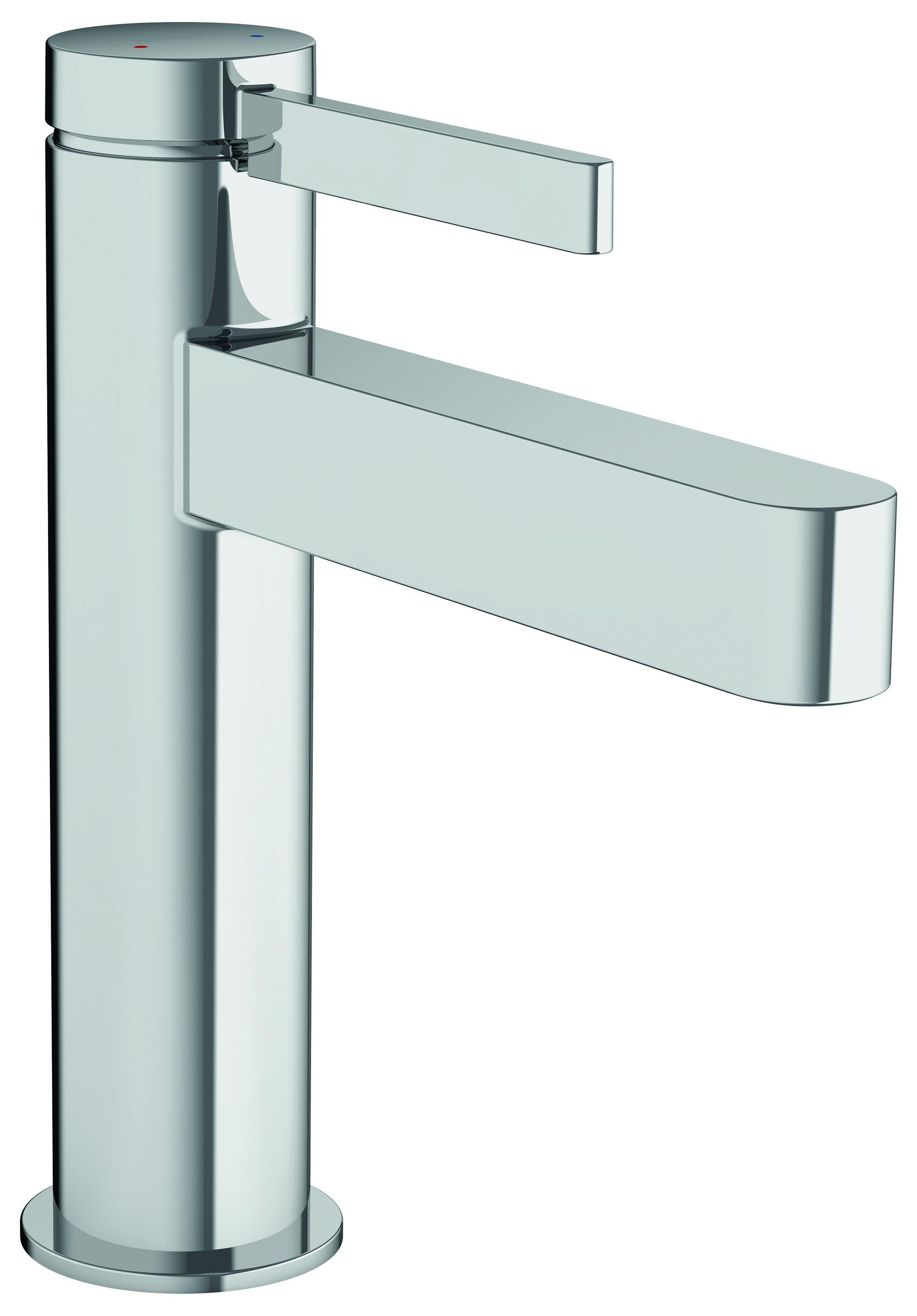 Hansgrohe Finoris 110 Tvättställsblandare push-open ventil Krom
