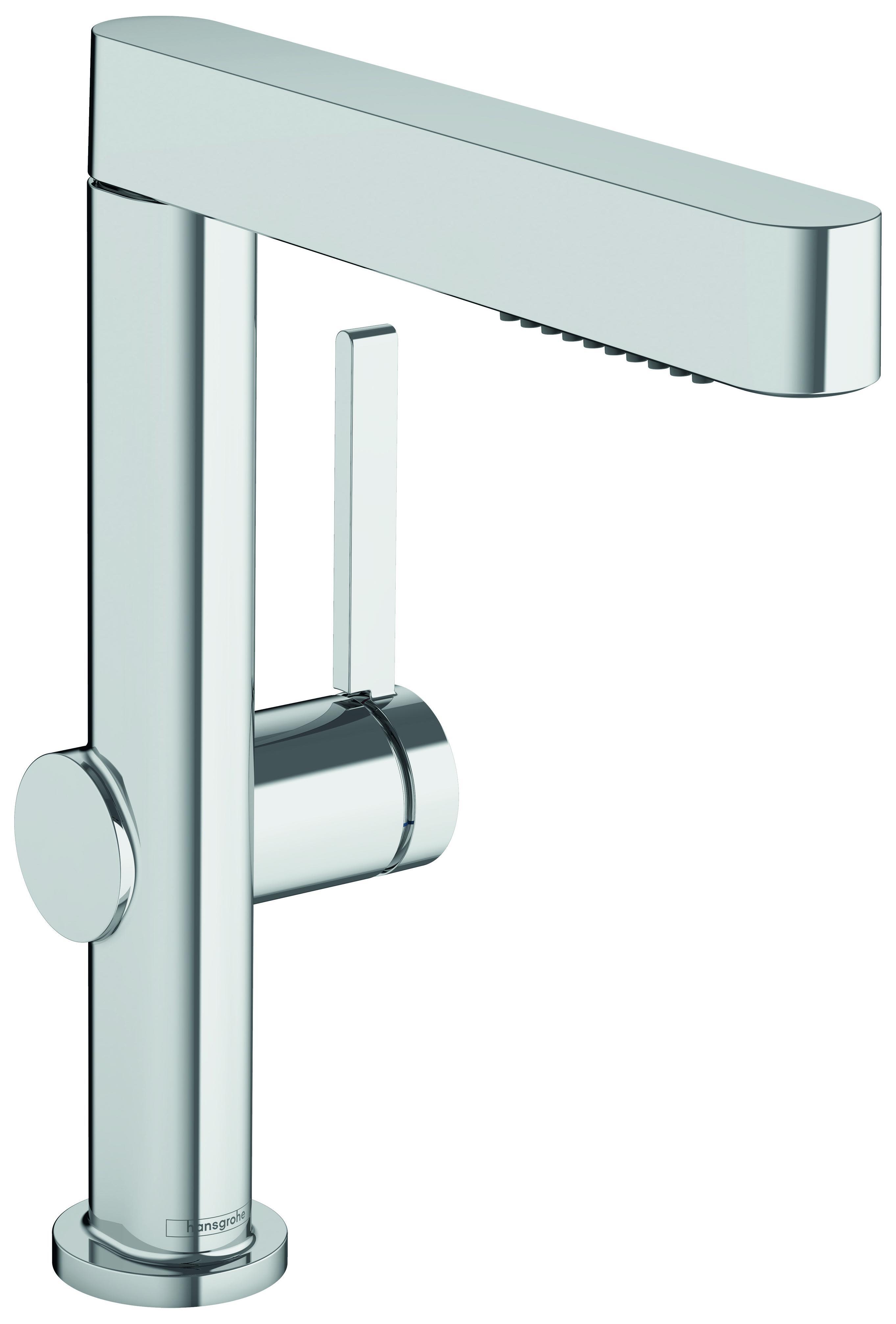 Hansgrohe Finoris 230 Tvättställsblandare push-open ventil Krom