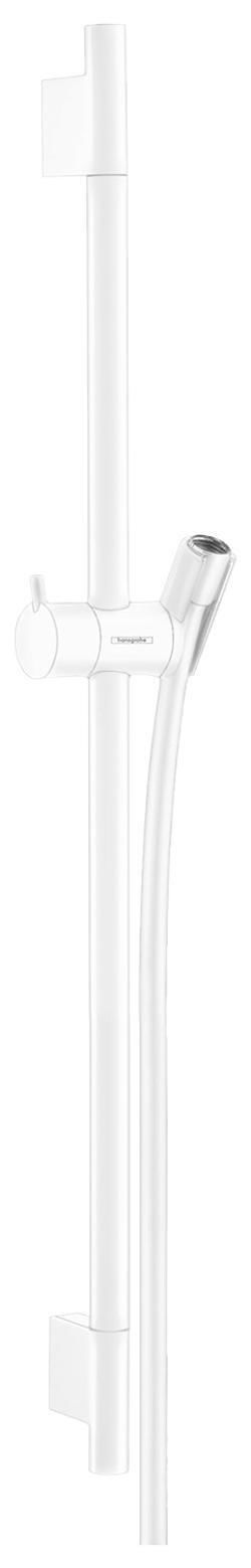Hansgrohe Unica S Puro 28632700 Duschstång med slang, Ø22x650 mm Mattvit