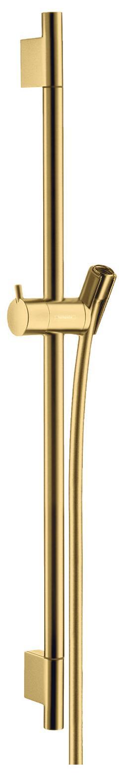 Hansgrohe Unica S Puro 28632990 Duschstång med slang, Ø22x650 mm Polerat guld