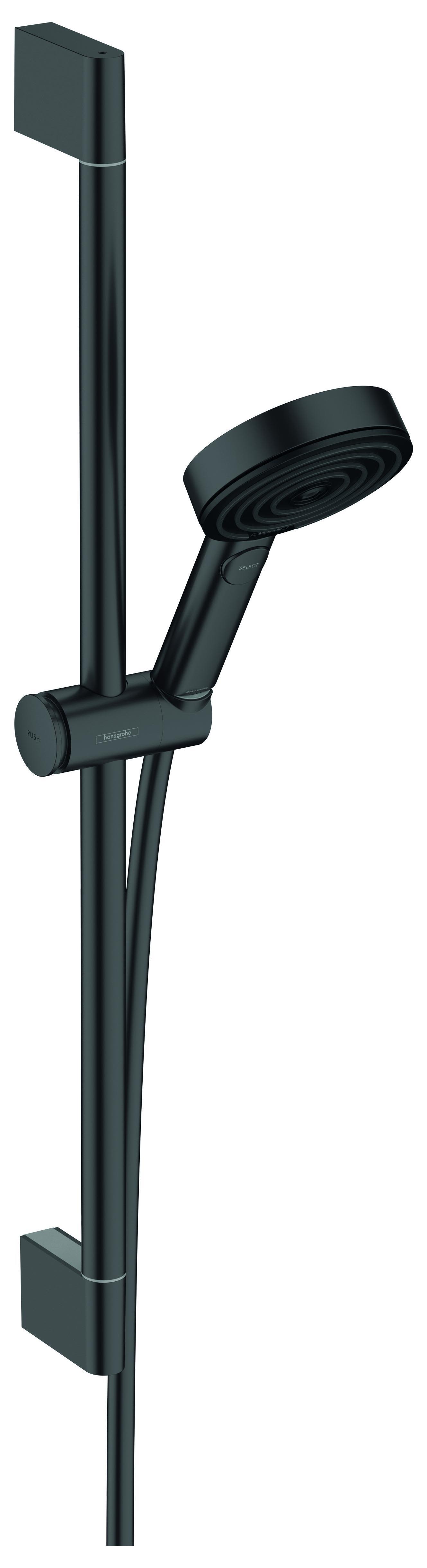 Hansgrohe Pulsify Select S 24160670 Duschset 3 stråltyper, mattsvart
