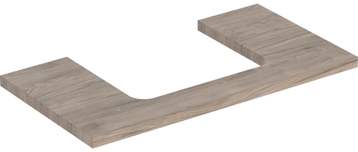 Geberit ONE 505.283.00.6 Bänkskiva 90 cm Valnöt