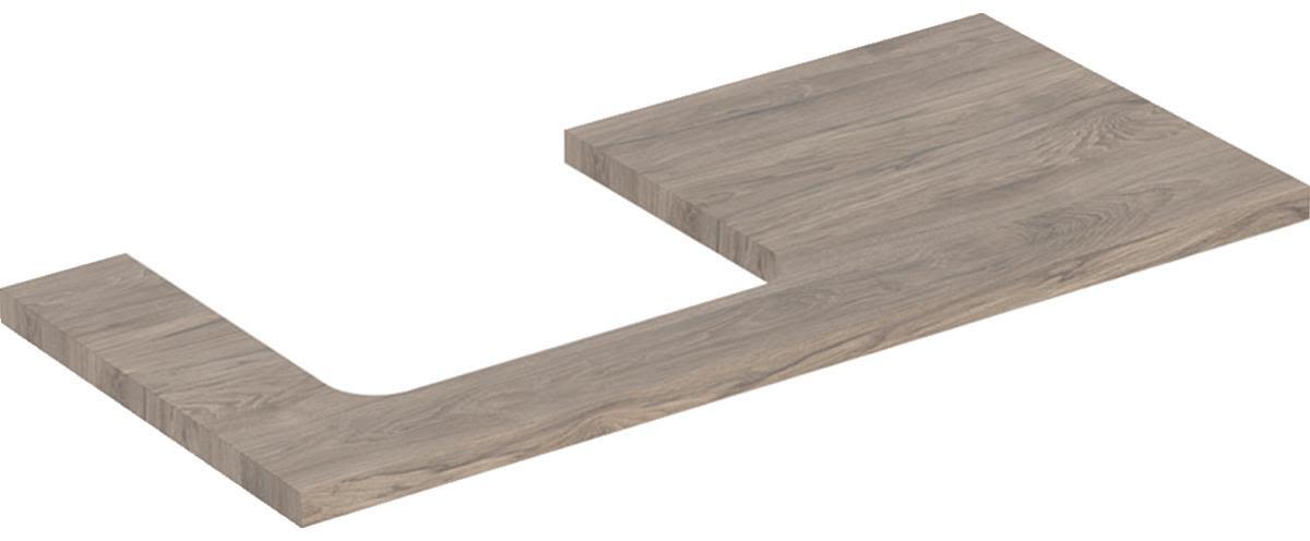 Geberit ONE 505.304.00.6 Bänkskiva 105 cm Valnöt