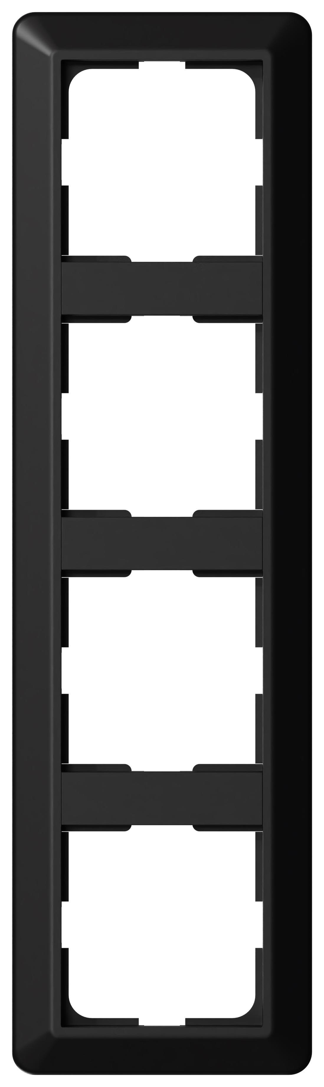 Elko EKO40016 RS Kombiram svart 4-fack