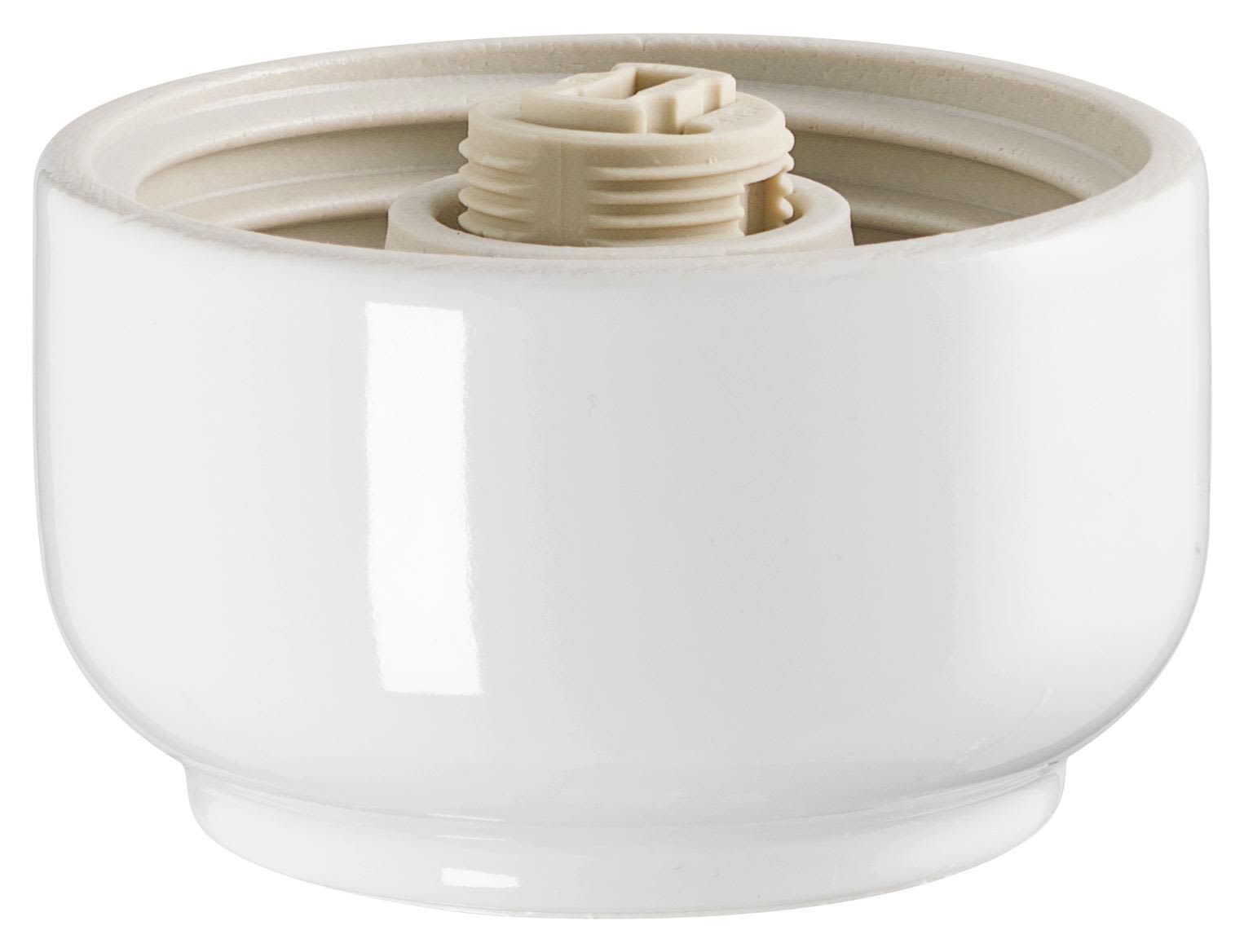 Ifö OHM 100 Armatursockel  rak, IP44, G9 Vit