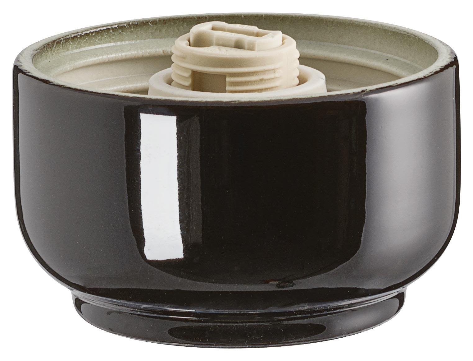 Ifö OHM 100 Armatursockel  rak, IP44, G9 Svart
