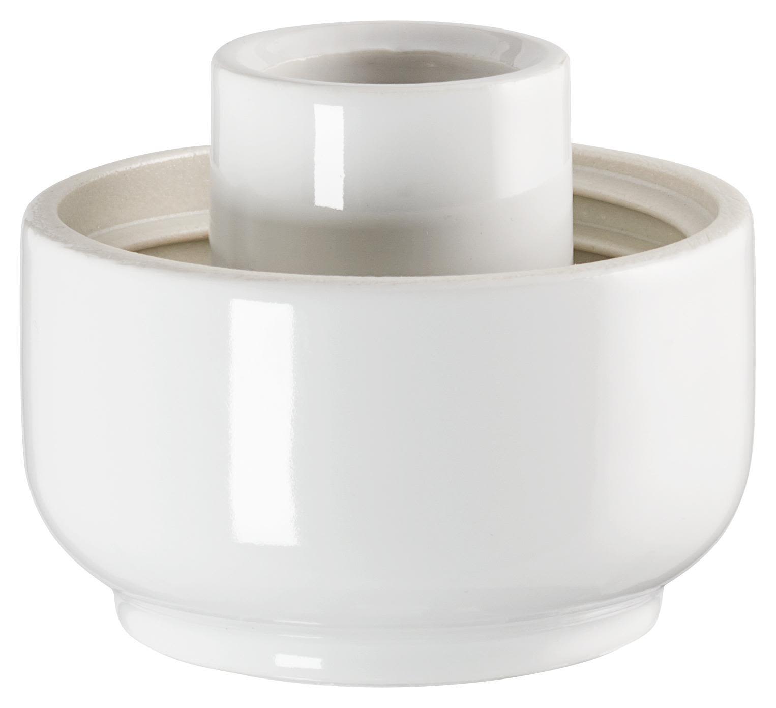 Ifö OHM 100 Armatursockel  rak, IP44, E27 Vit