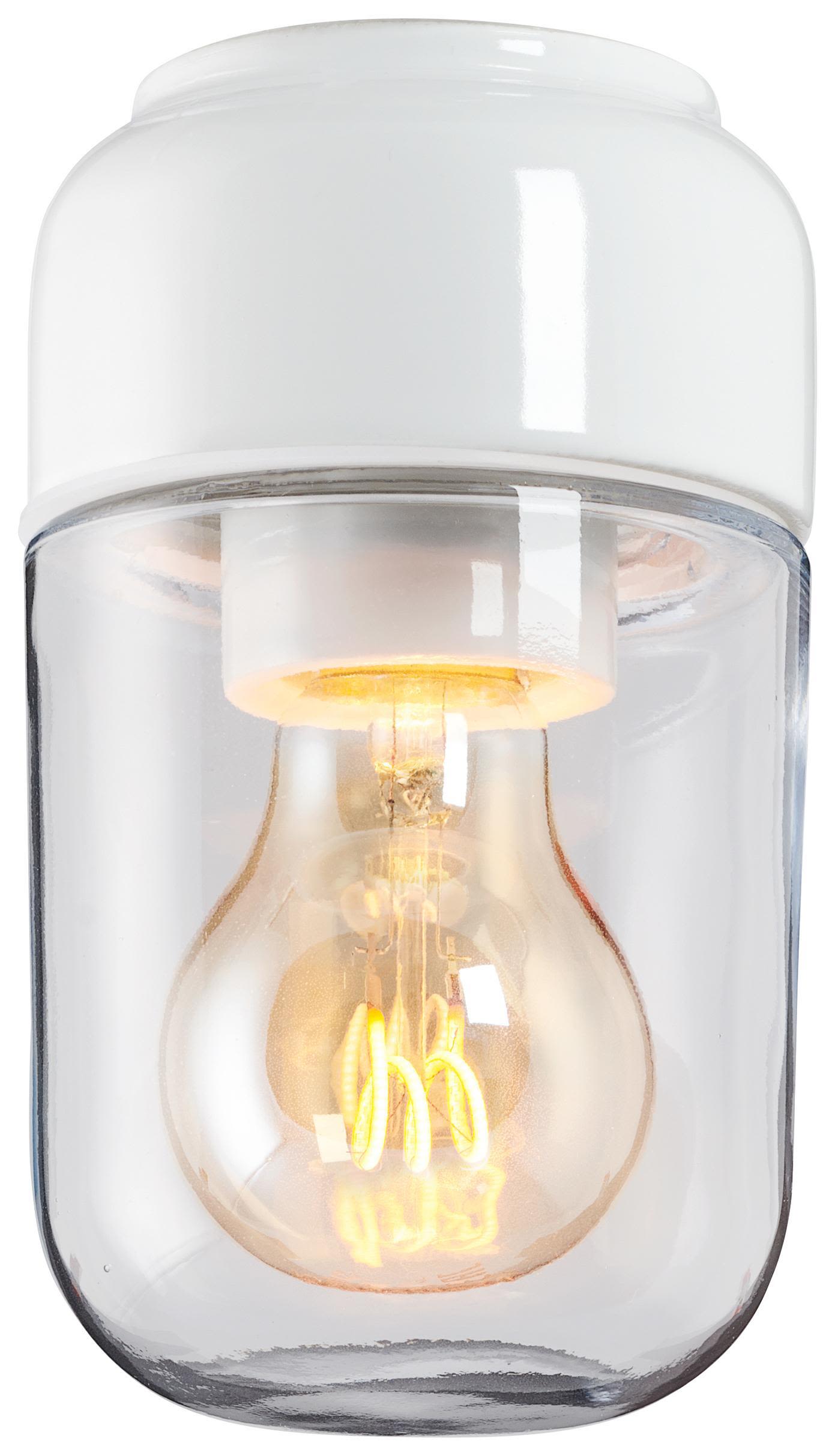 Ifö OHM 100/170 Väggarmatur E27, 170 mm Klar vit