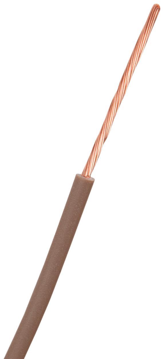 Nexans 11183140-008-02 Kopplingskabel RK 90°C (H05V2-K) RK 0.75, brun, ring 100 m