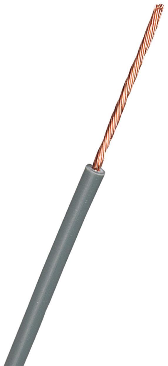 Nexans RQ Kopplingskabel 1x0.75 mm² ledararea, grå 0,75 mm²