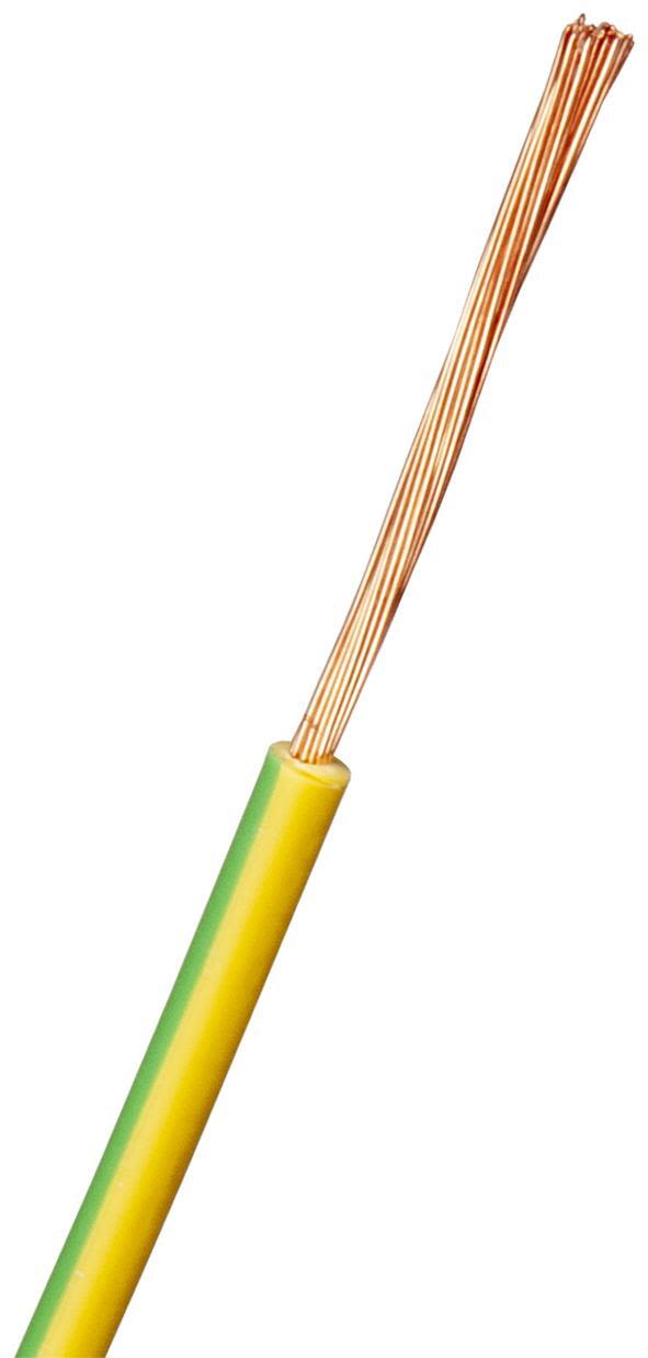 Nexans RQ Kopplingskabel 1x2.5 mm² ledararea, gröngul 2,5 mm²