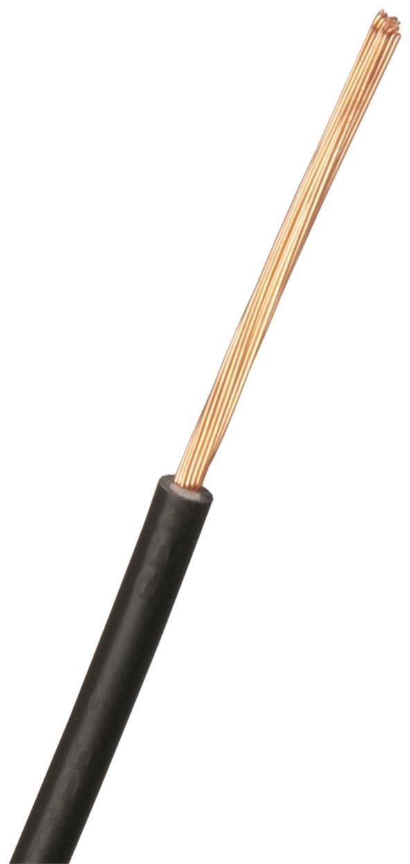Nexans RK Kytkentäkaapeli 1x1 mm², musta, 90°C (H05V2-K) 200 m, rulla