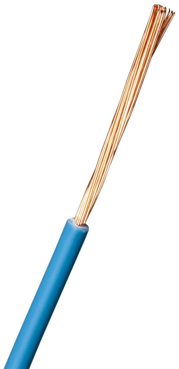 Nexans RQ Kopplingskabel 1x1.5 mm², ledararea, ljusblå 1,5 mm²