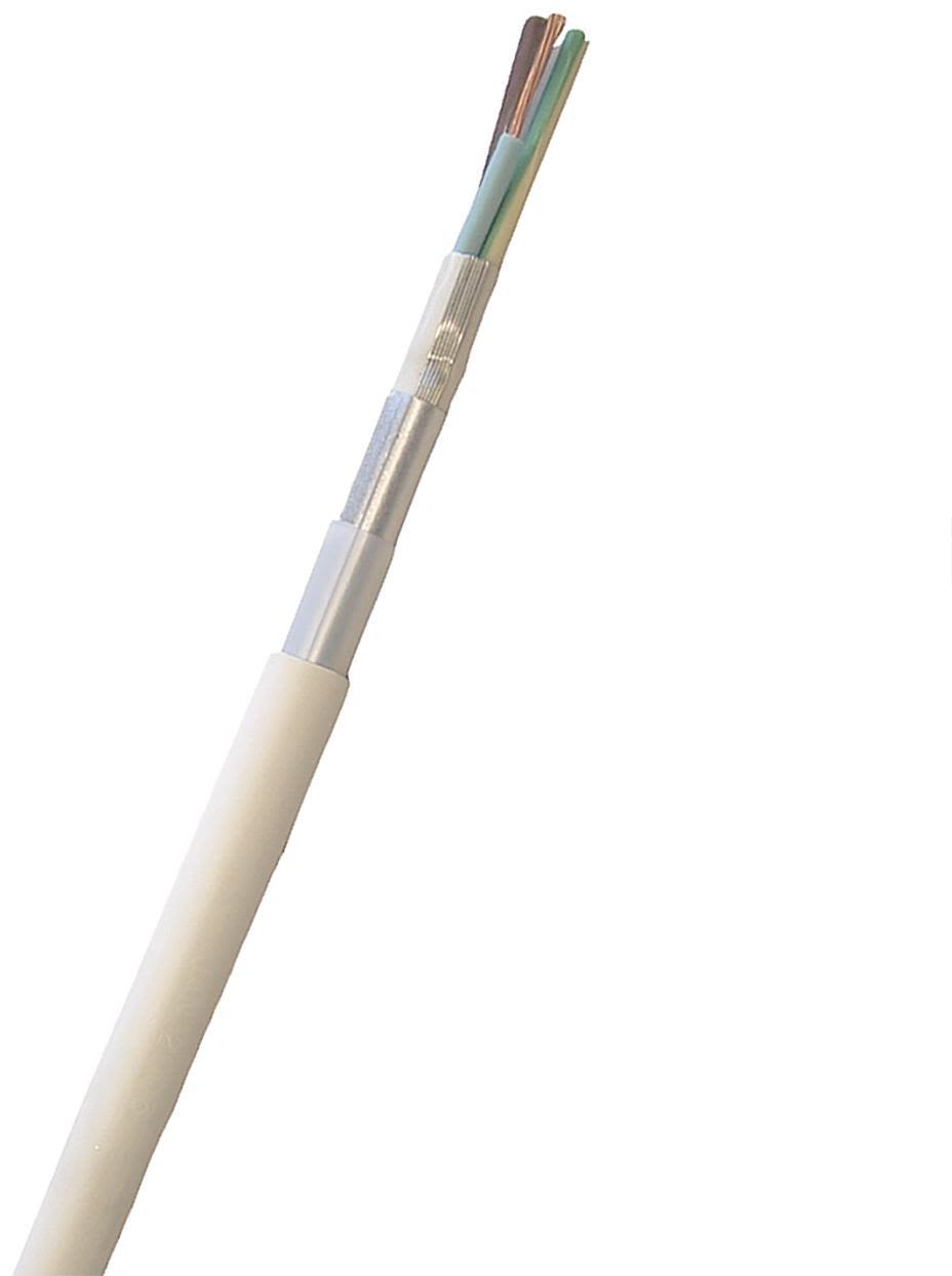 Nexans FQLQ Installationskabel 3G2.5 mm², 450/750V, vit 1 m, kapad