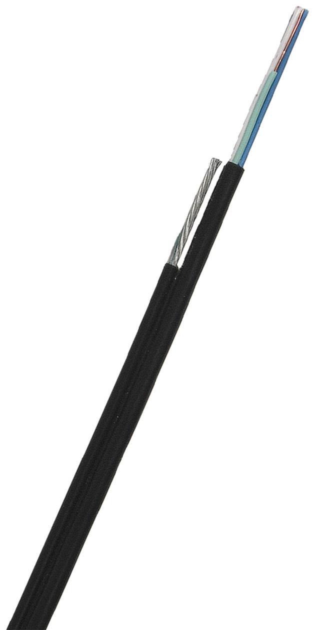 Nexans ELLCE Telekabel 4 x 0.6 mm, svart 260 m, ring