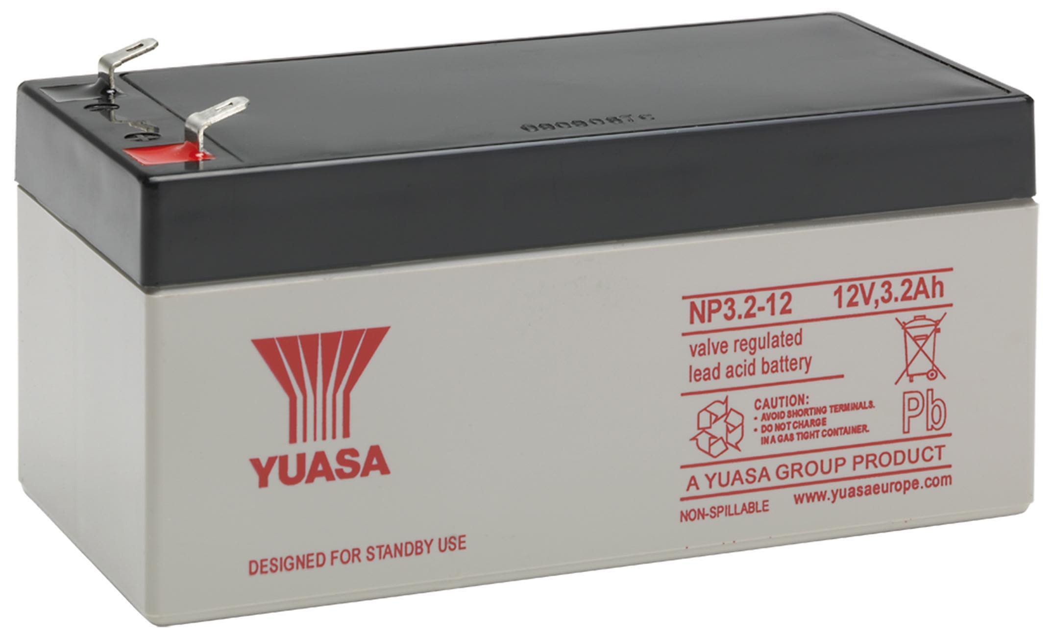 Yuasa NP3.2-12 Blybatteri V-REGL Blybatteri NP3.2-12