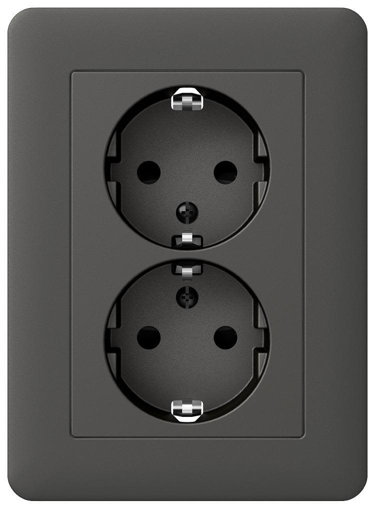 Schneider Electric WDE008487 Vägguttag 2-vägs