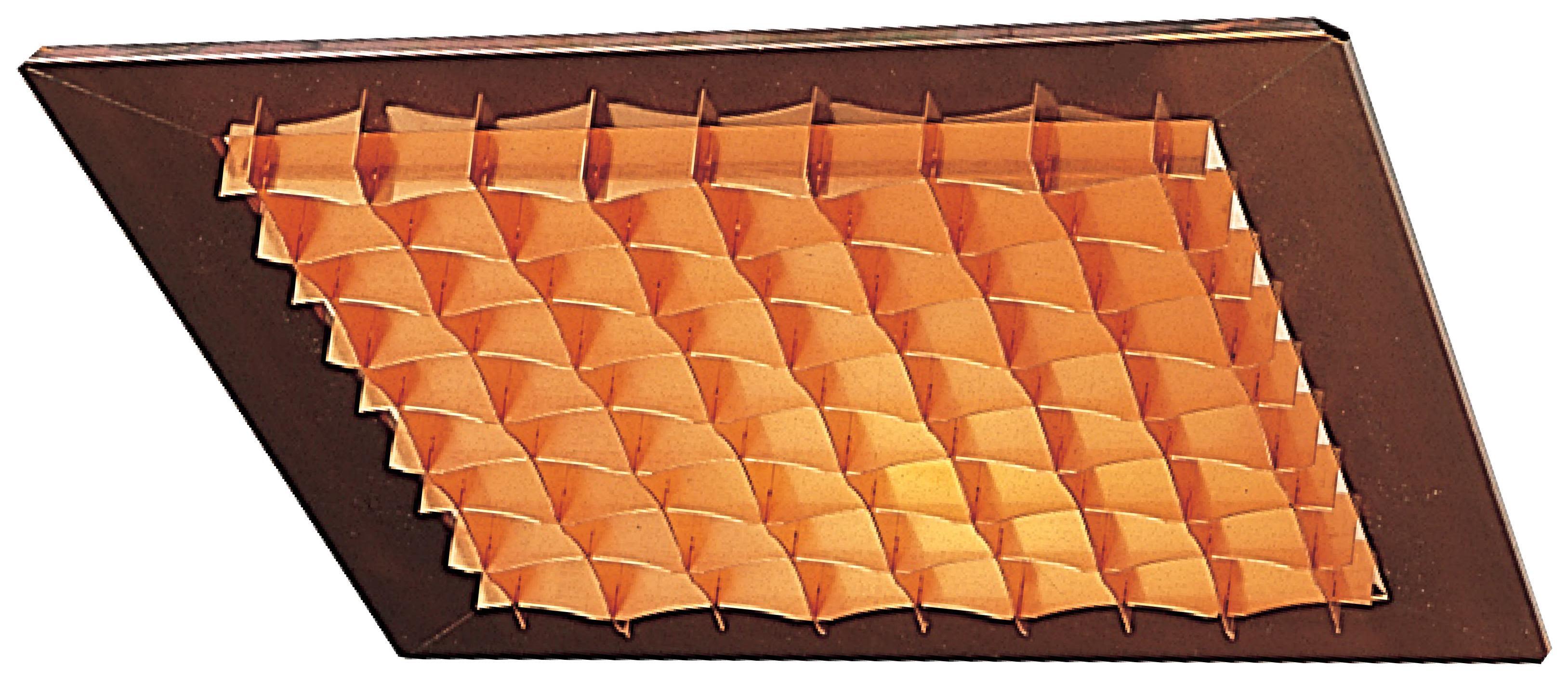 Westal Quattro II Takfotsarmatur 340 x 340 mm Koppar